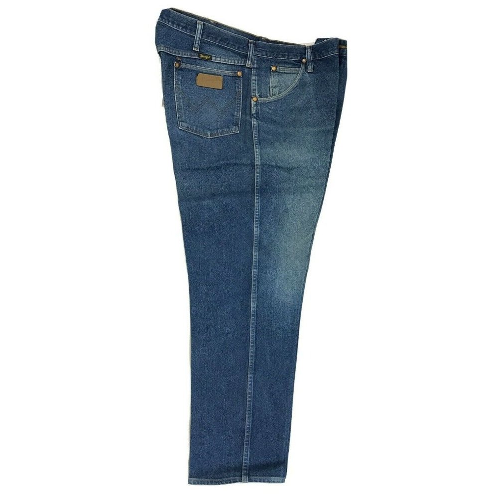 Vintage Starched Wrangler Mens Jeans Denim 40x30 Made in USA